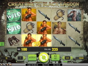Creature From the Black Lagoon Free Spins Bonus feature