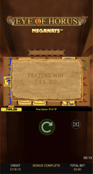 Eye of Horus Megaways - Super Win! (Submitted by MattNUFC)