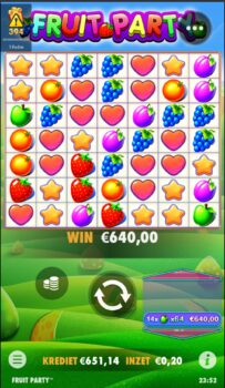 Fruit Party - Big Baseline Win! (Submitted by Maarten97)