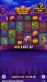 Muertos Multiplier - 5 Spin Win! (Submitted by rebeccapope1993)