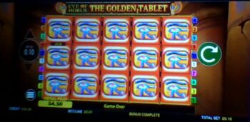 Eye of Horus Golden Tablet - Full Screen! (Submitted by scottw328)