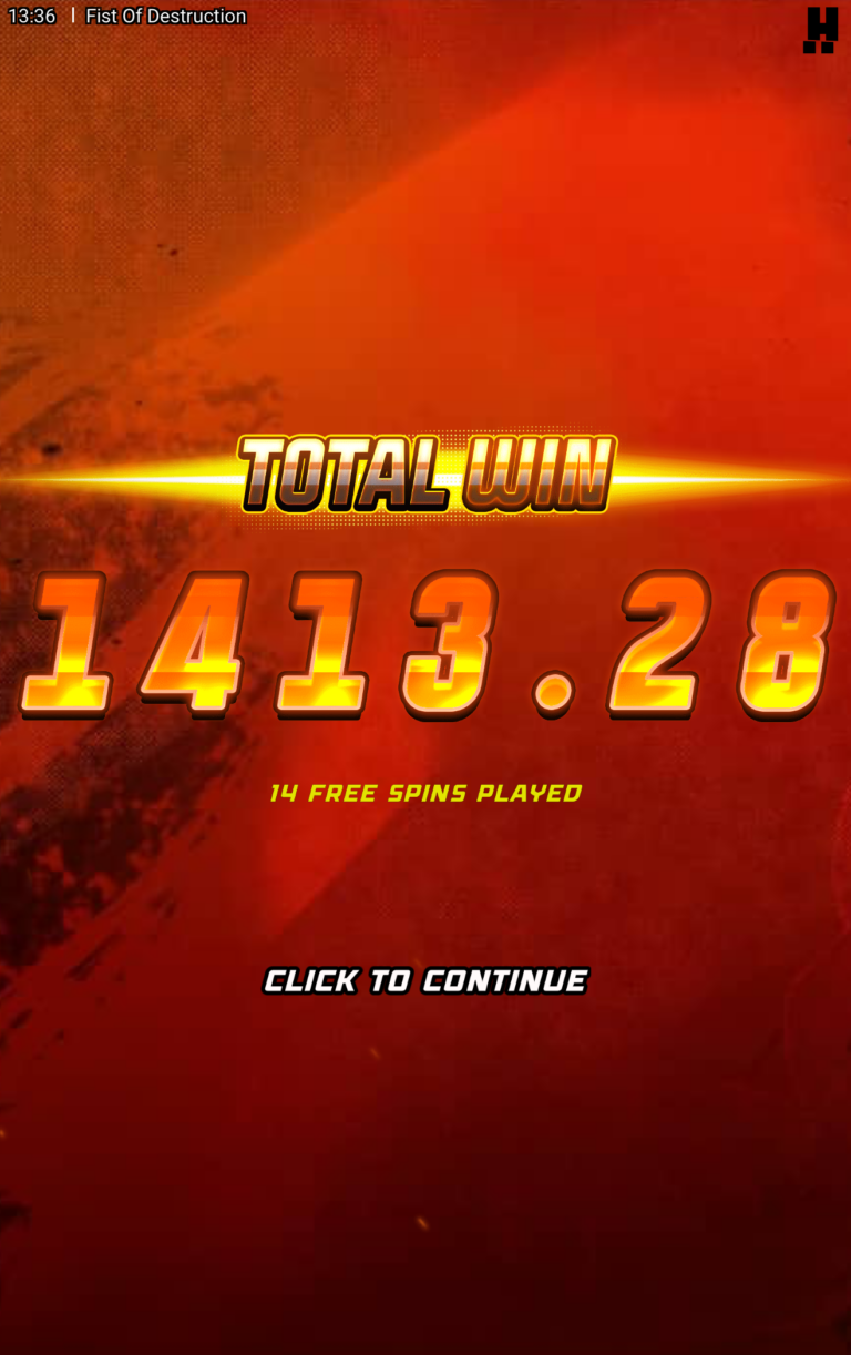 Fist Of Destruction - Big Win! (Submitted by Jordanlan1)