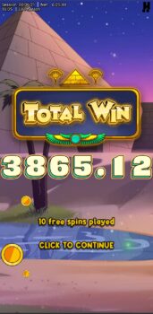 Le Pharaoh - Big Win! (Submitted by HarrySmith2802)