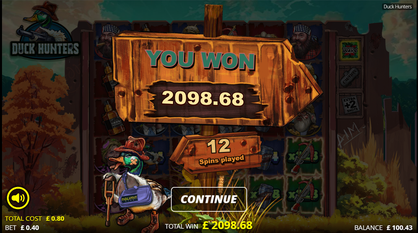 Duck Hunters - Big Win! (Submitted by theconvenor)