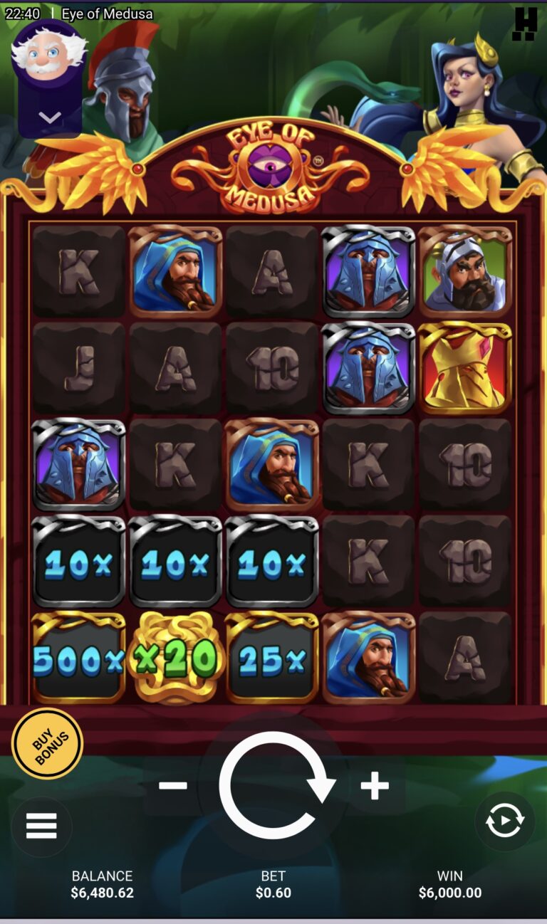 Eye Of Medusa - Max Win! (Submitted by Ajsess)