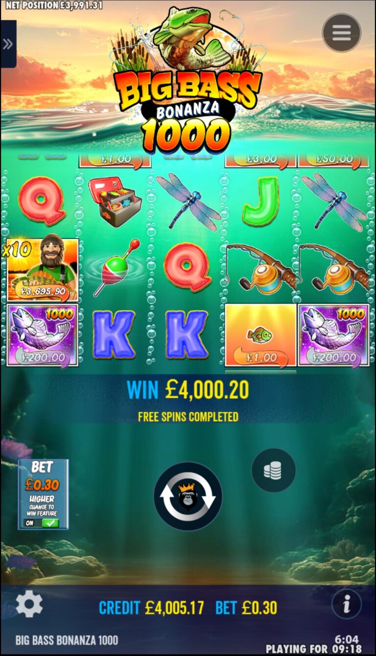 Big Bass 1000 - Big Hit! (Submitted by Jason Webster)