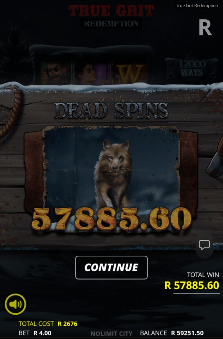 True Grit - Huge Win! (Submitted by Regalboy)