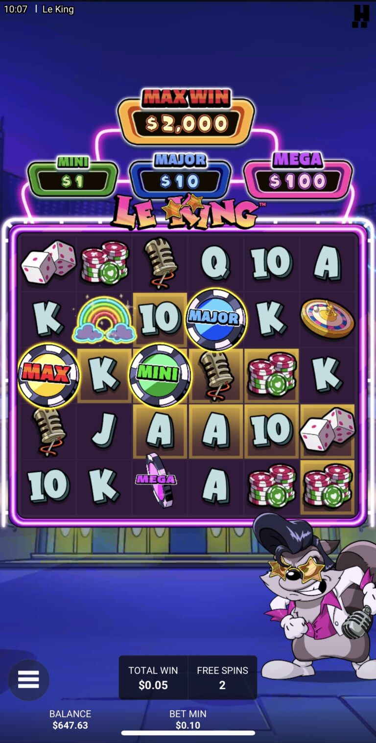 Le King - Max Win Coin! (Submitted by Lordo28)