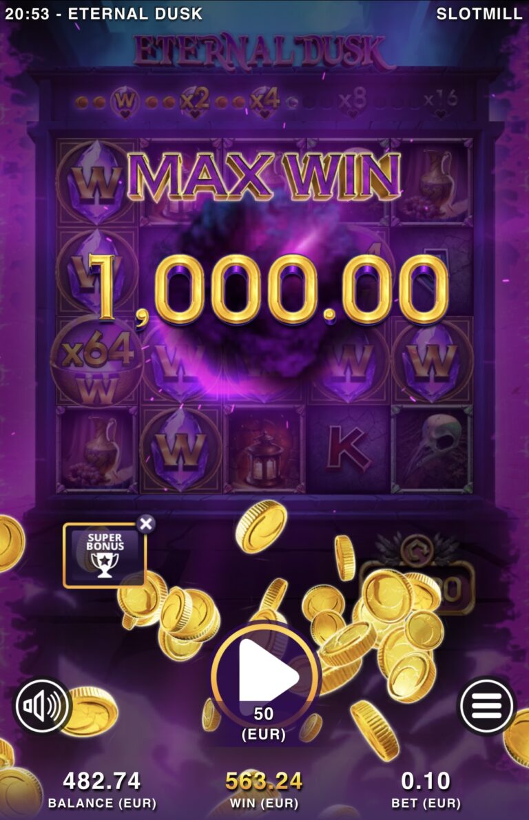 Eternal Dusk - Max Win! (Submitted by Grimbo_Geraghty)