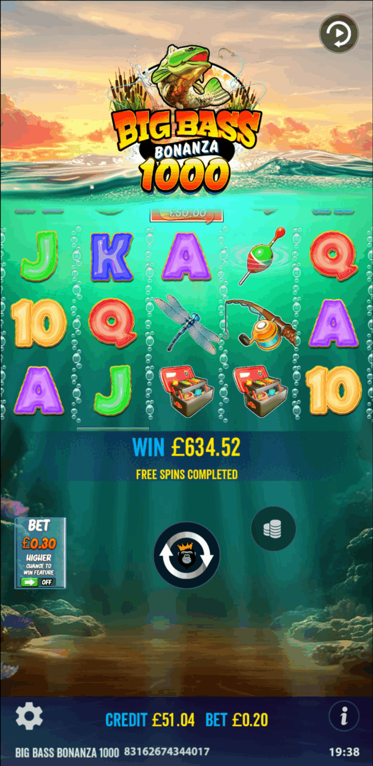 Big Bass Bonanza 1000 - Super Win! (Submitted by Mark1)