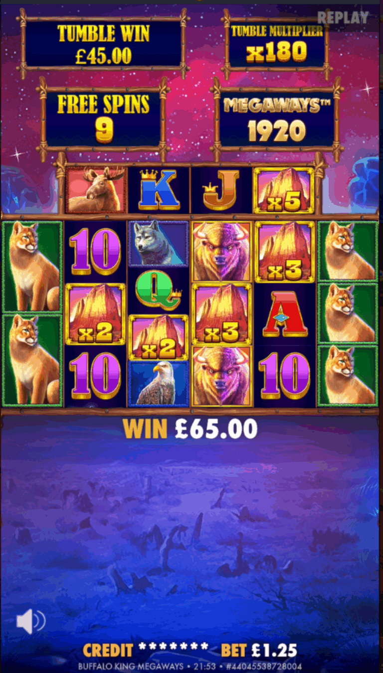 Buffalo King - Max Win! (Submitted by SuperAcca)
