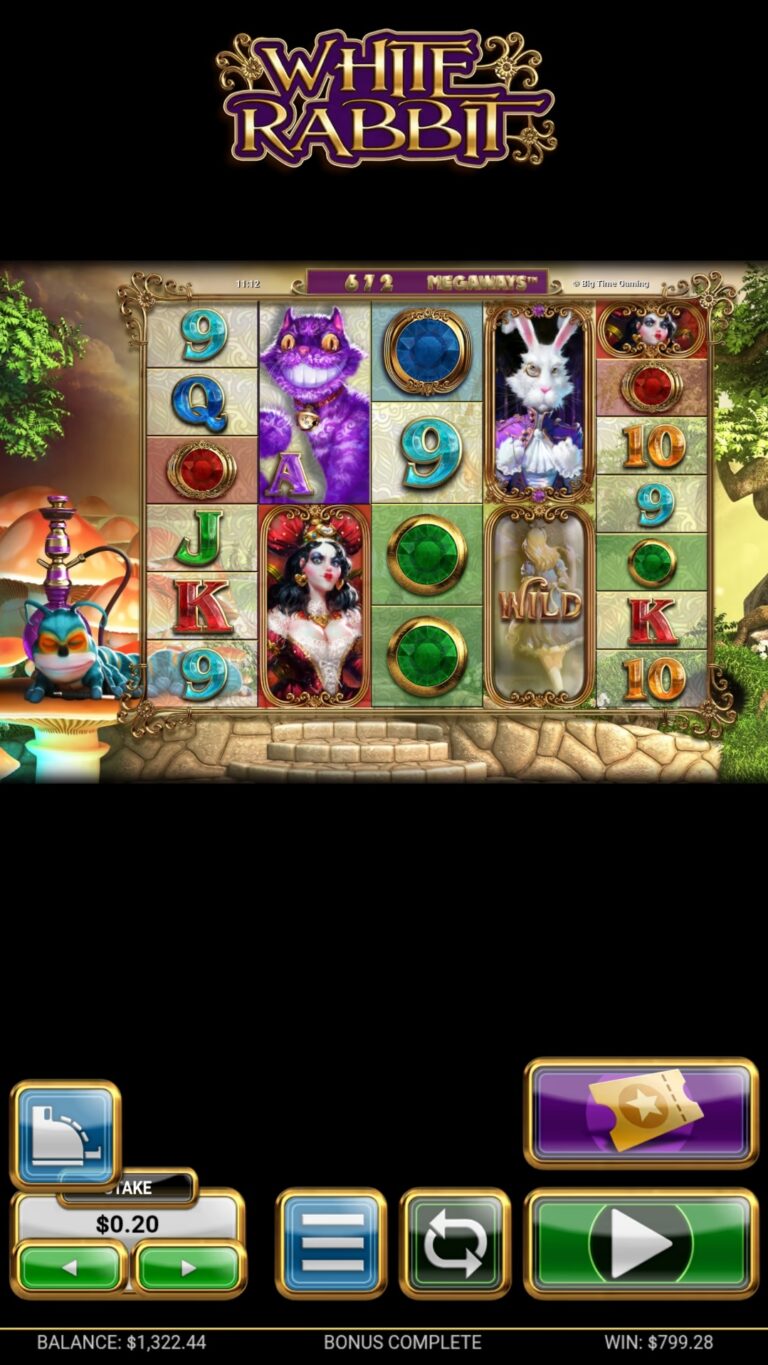White Rabbit - Big Win! (Submitted by Ant 75)