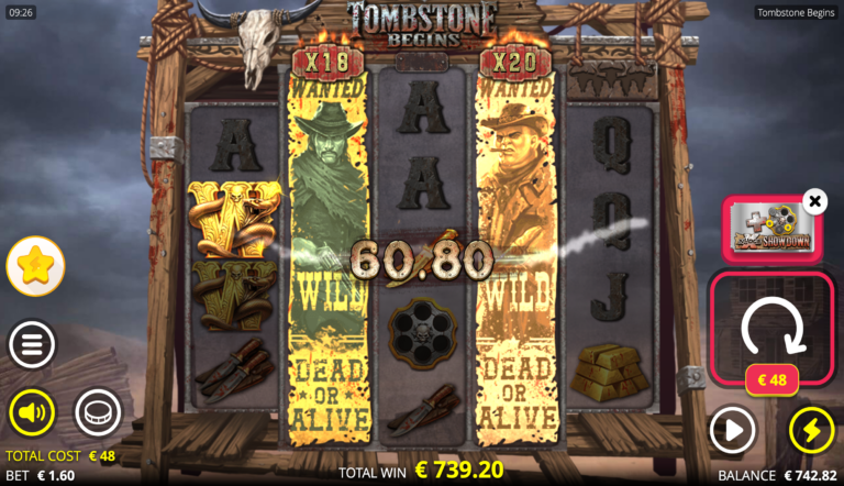 Tombstone Begins - Big Win! (Submitted by brysmart)