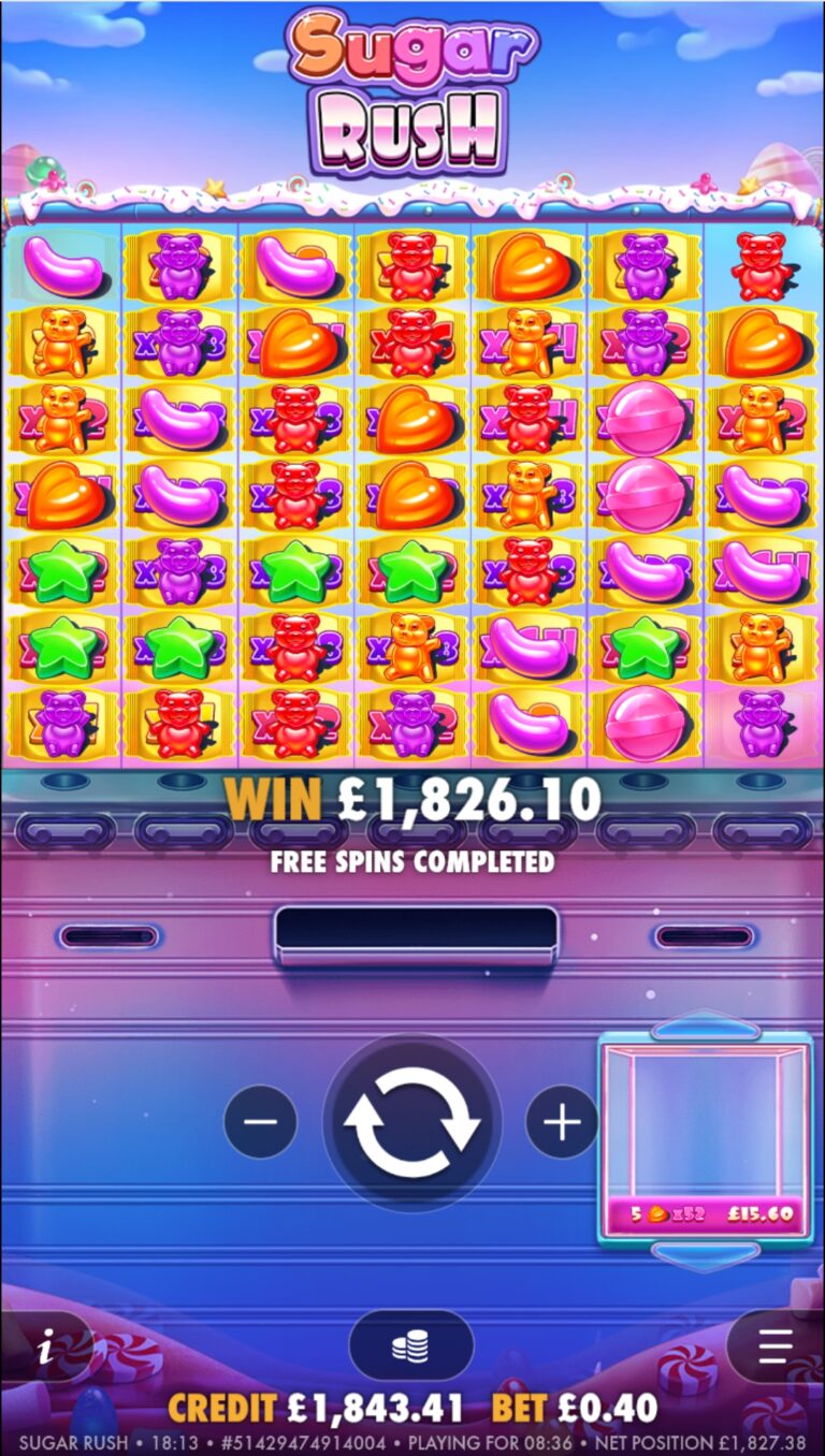 Suger Rush - Huge Win! (Submitted by Big jase slots)