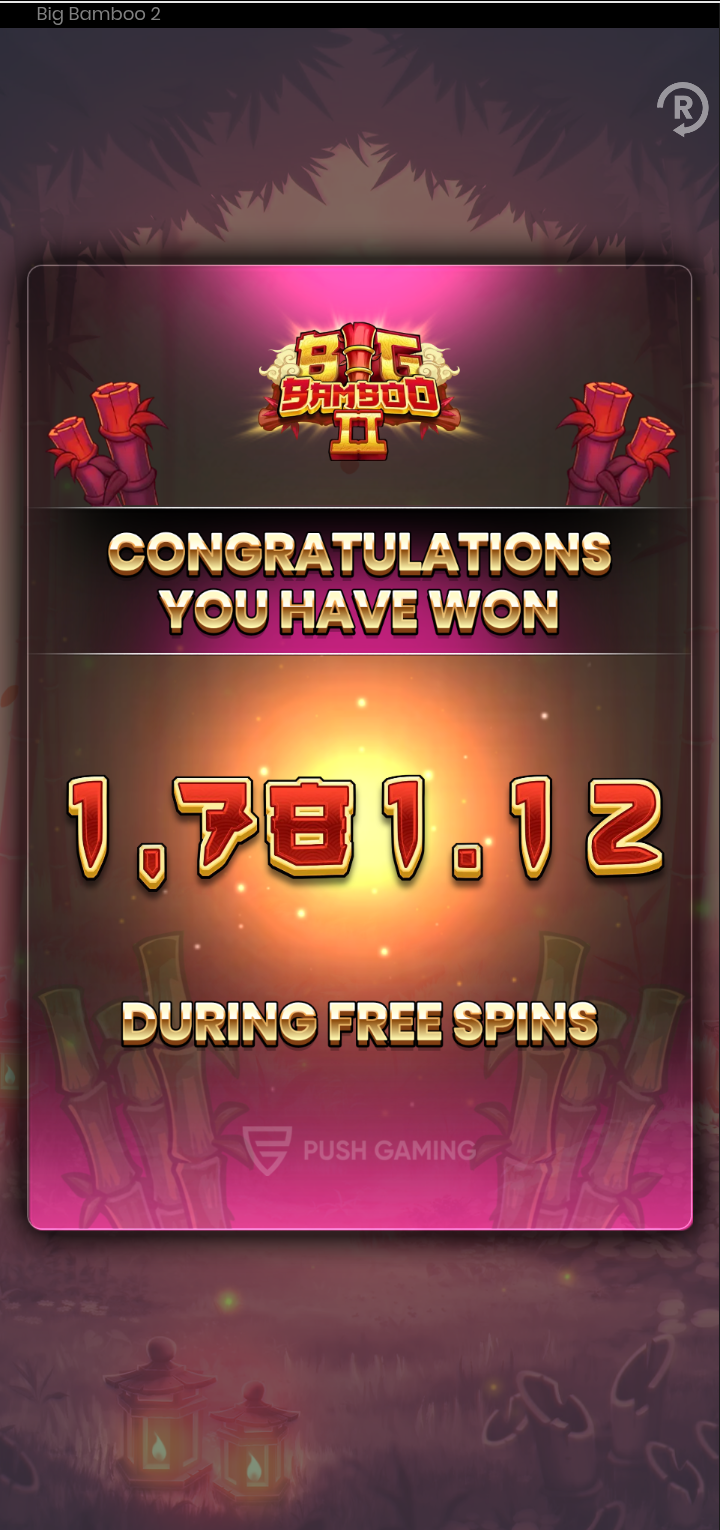 Big Bamboo 2 - Super Win! (Submitted by Super-ian-1975)