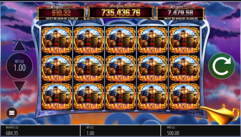 Genie Jackpots - Full Screen Of Wilds! (Submitted by LukeM93)