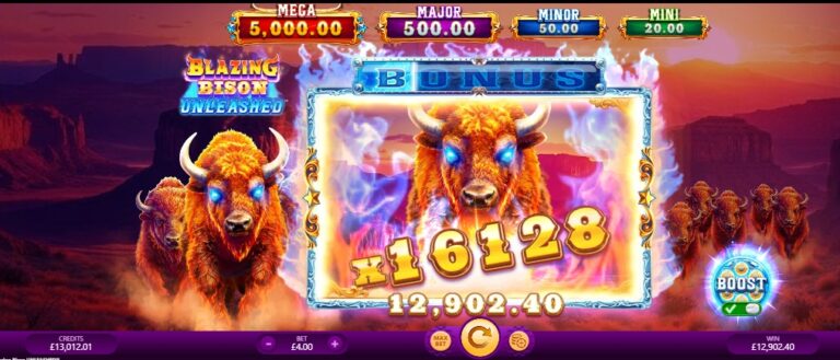 Blazing Bison Unleashed - Massive Winner! (Submitted by Celeste)