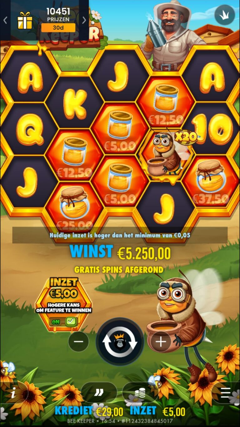Bee Keeper - Max Win! (Submitted by MrChrisX)