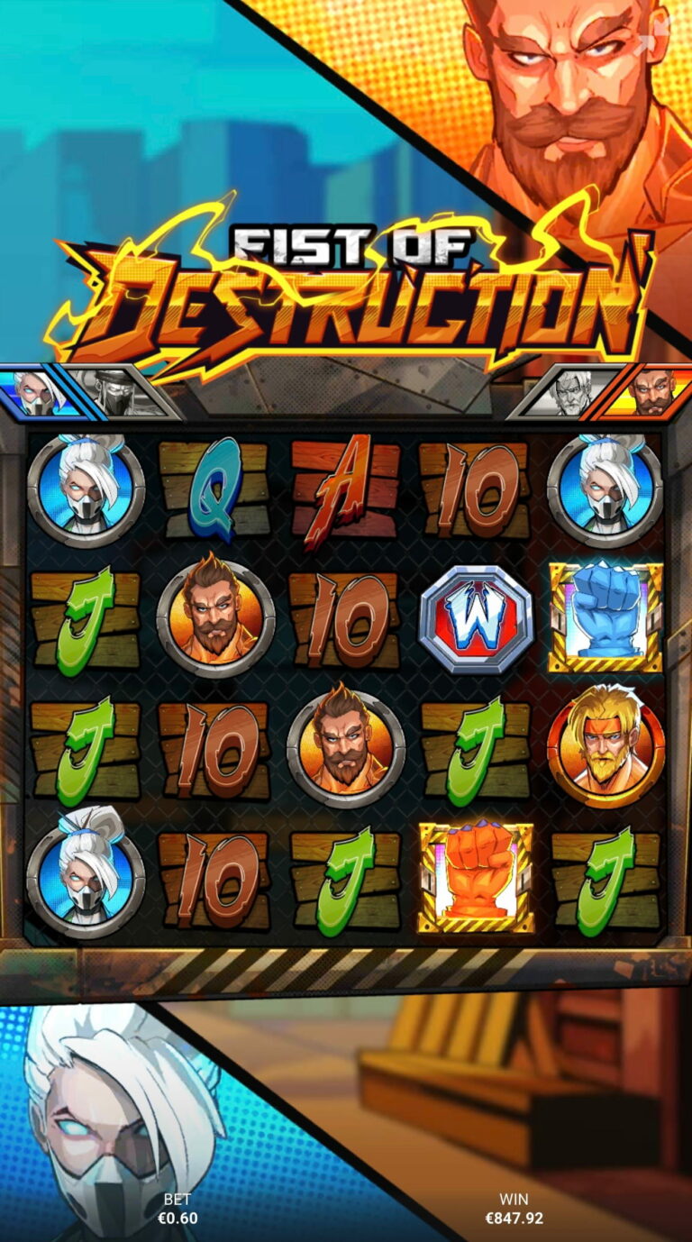 Fist Of Destruction - 4 Scatters Win! (Submitted by Luckynumber77)