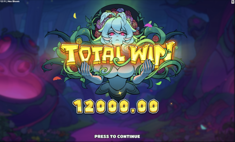Hex Bloom - Max Win! (Submitted by rippster_0007)