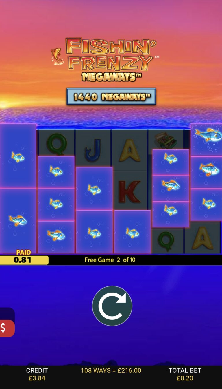 Fishin Frenzy Megaways - Nice Win! (Submitted by Blackoutuk)