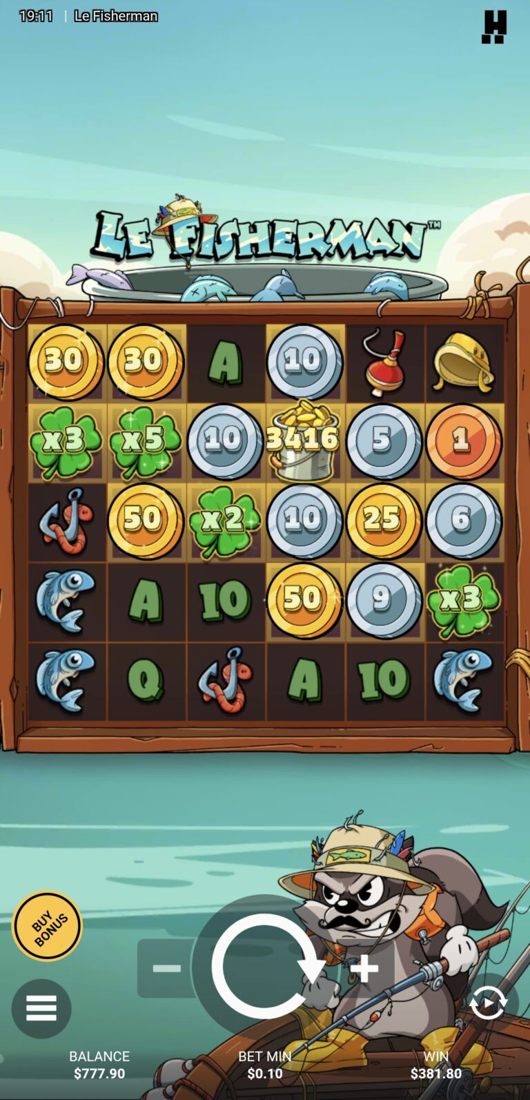 Le Fisherman - Big Win! (Submitted by donal021)