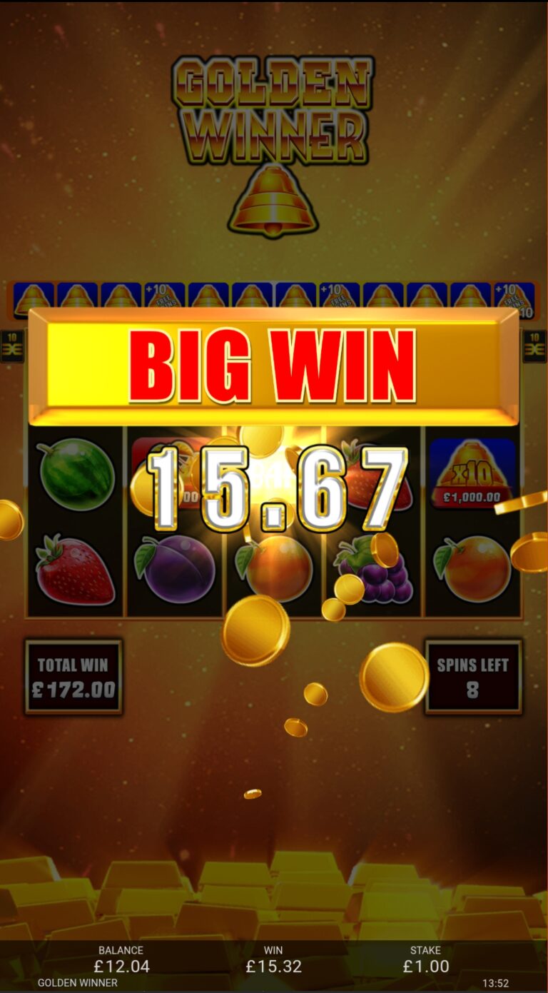 Golden Winner - Big Win! (Submitted by Kat1906)