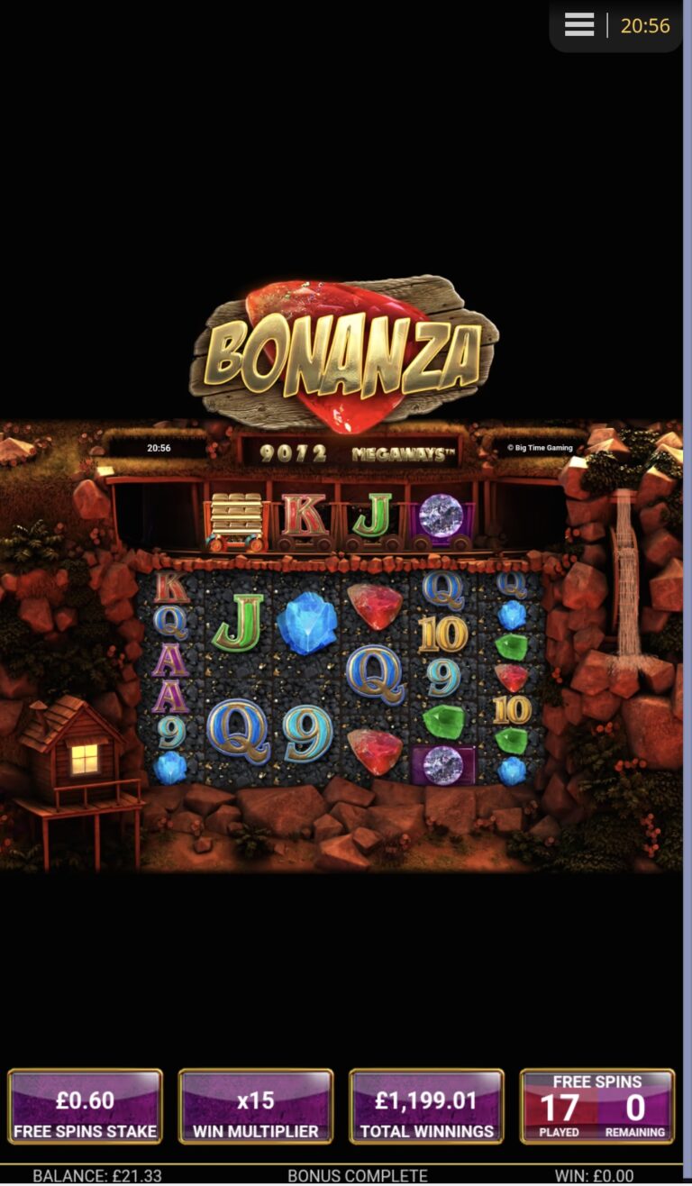 Bonanza - Big Win! (Submitted by Alex33o)
