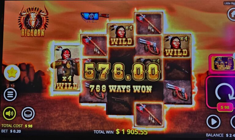 Little Bighorn - huge Hit! (Submitted by Devilslots)