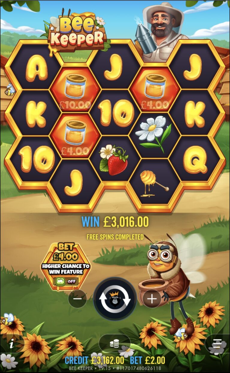 Bee keeper - Super Win! (Submitted by Skinnylloyd88)