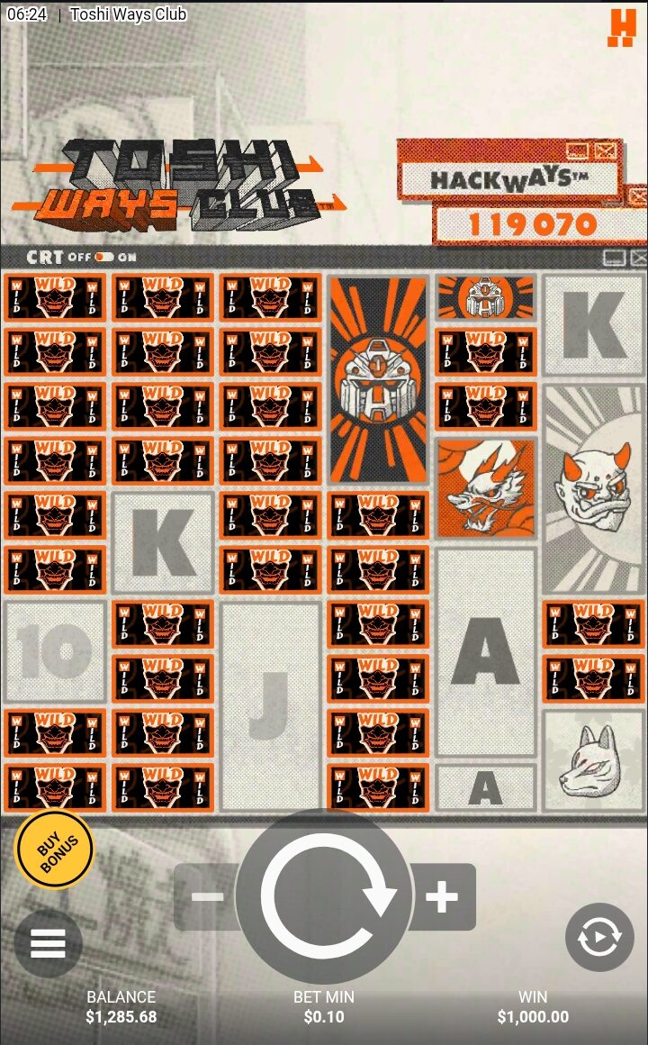 Toshi Ways Club - Max Win! (Submitted by sanddancer)