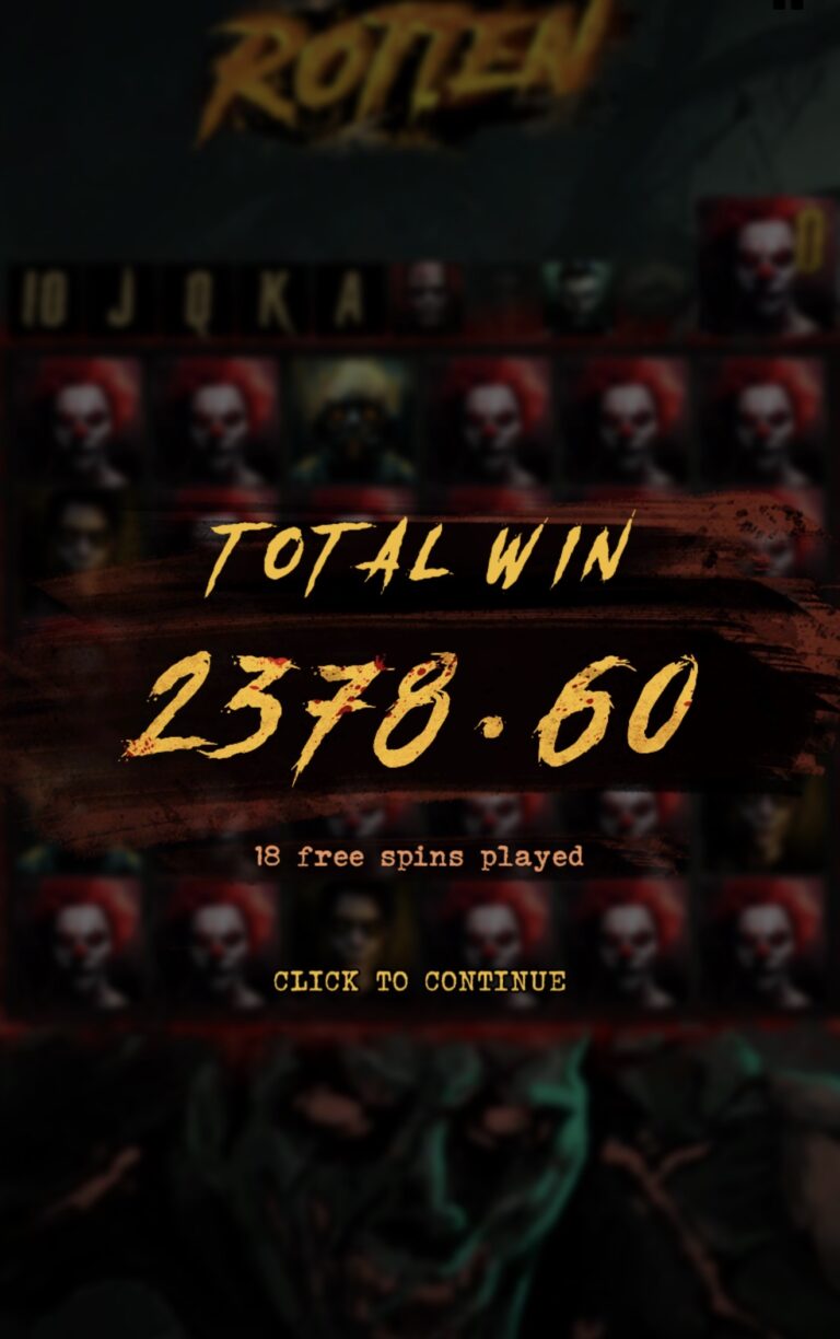 Rotten - Big Win! (Submitted by Mrpchrstph)