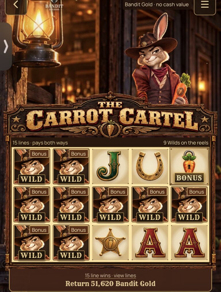 Carrot Cartel - Big Win! (Submitted by SoSamUk)