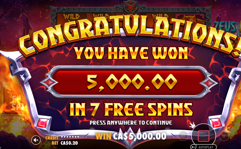 Zeus vs Hades 250 - Max Win! (Submitted by Inception67)